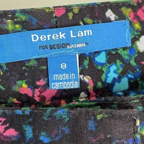 Derek Lam for Design Nation Women's Size 8 Ankle Crop Pants 32x25" Multicolor - Picture 7 of 8